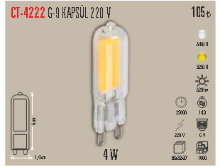 CT-4222 G-9 KAPS�L 220 V