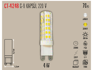 CT-4248 G-9 KAPS�L 220 V