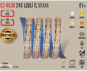 CT-4538 240 LEDL� �� MEKAN BEYAZ