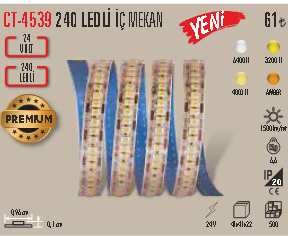 CT-4539 240 LEDL� �� MEKAN ILIK BEYAZ