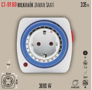 CT-9180 MEKAN�K ZAMAN SAAT�
