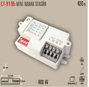 CT-9195 Mini Radar Sens�r
