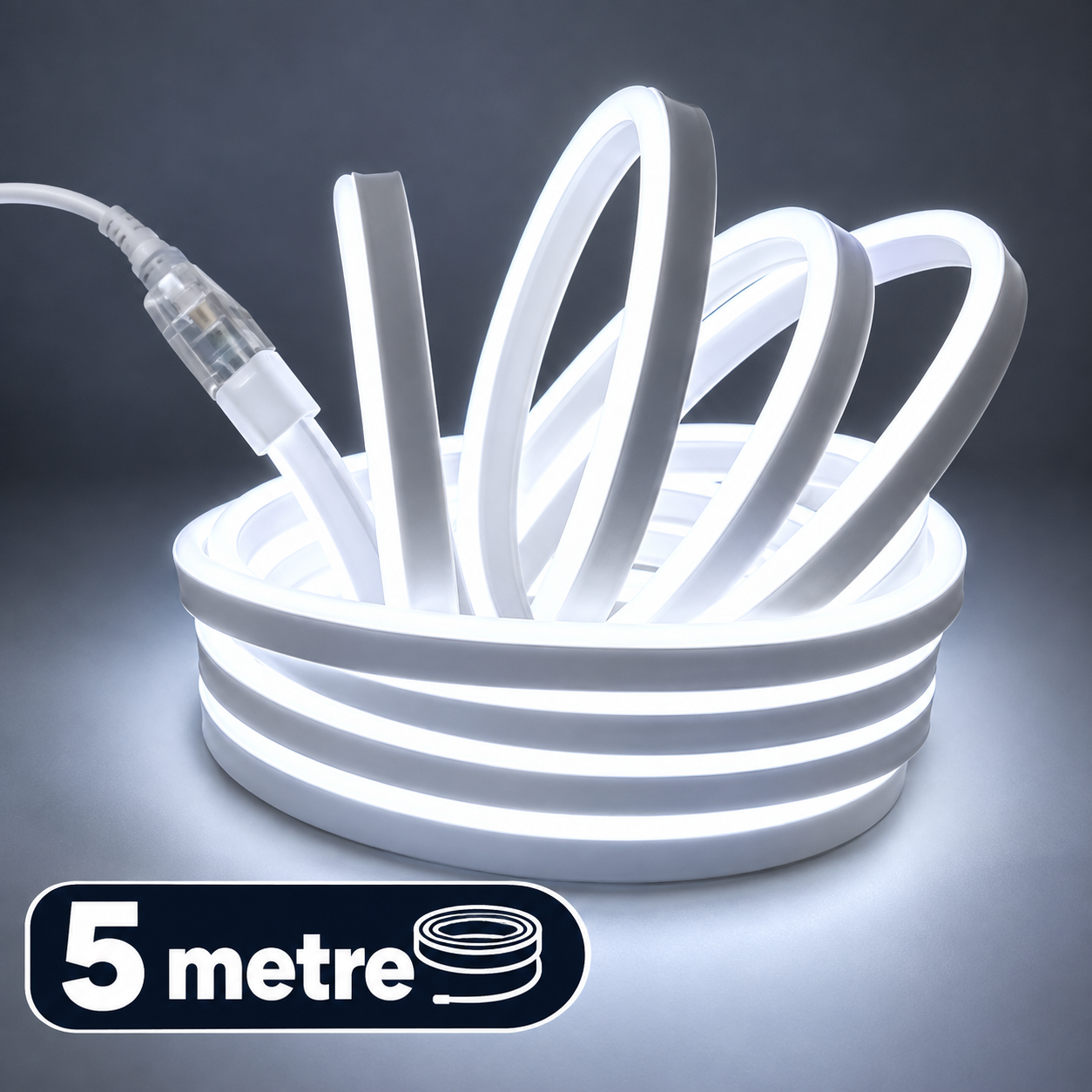 220 W NEON LED BEYAZ TAK FISI ÇALISTIR 5 METRE