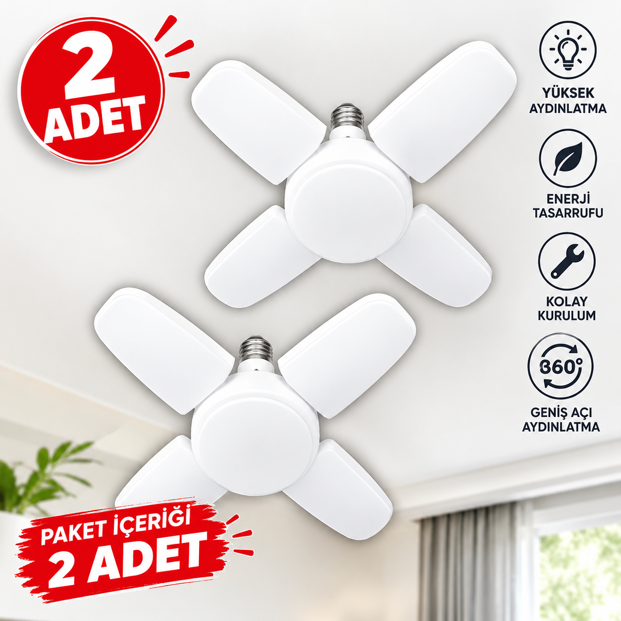 CT-1151 Pervane Ampul 2 Adet