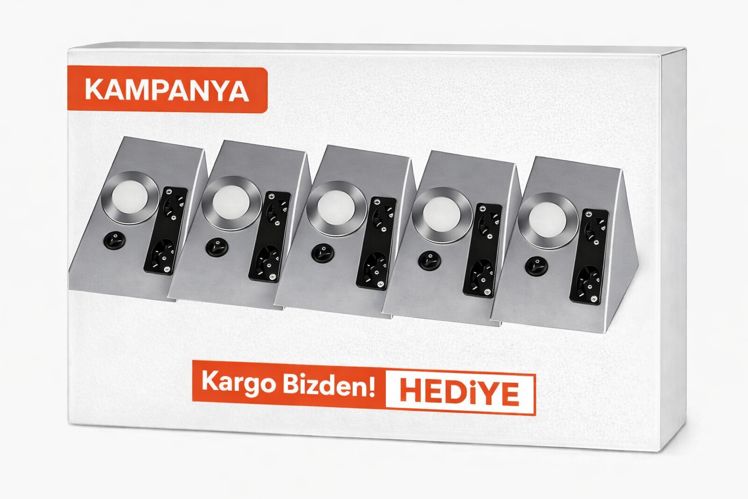 CT-5109G 5W Tezgah Aydinlatma Üçgen Spot Gün isik