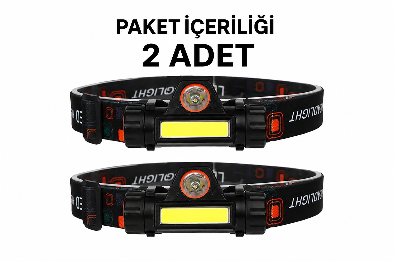CT-9120 Mir LED Kafa Feneri 2 Adet