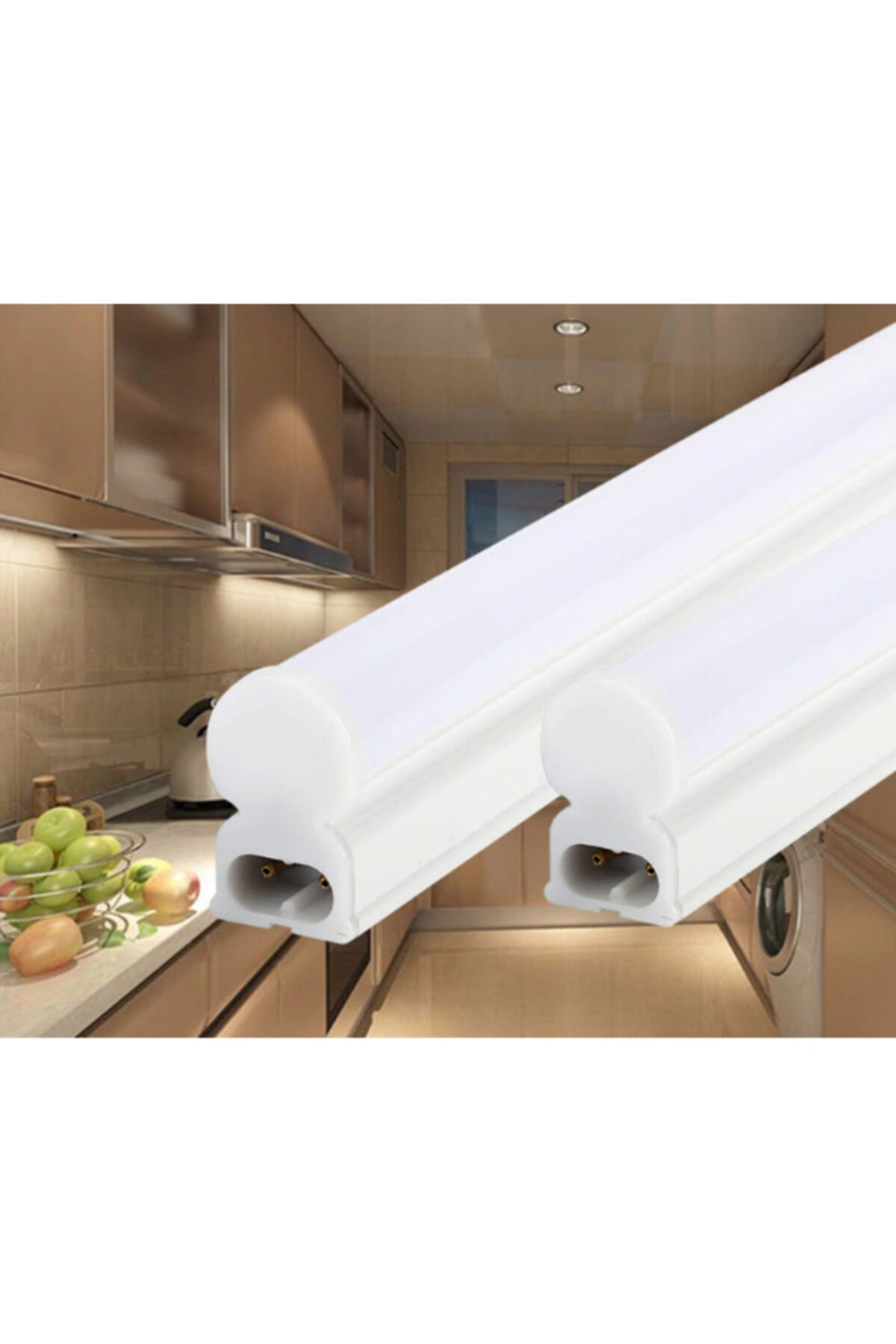 Ct-2469 Ledli Bant Armatür Beyaz Isik 2 Adet