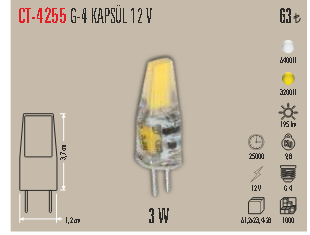 CT-4255 G-4 KAPSÜL 12 V