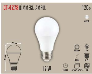 CT-4278 12W Dimmerli Ampul