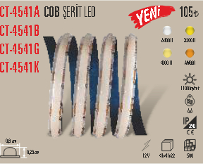 CT-4541K COB SERIT LED KIRMIZI 5 METRE