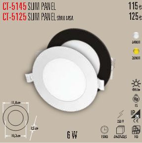 CT-5145 6 w panel led
