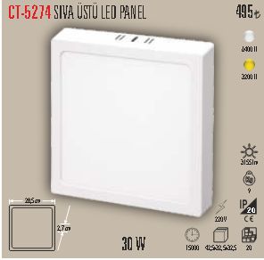 CT-5274 Sıva Üstü LED Panel