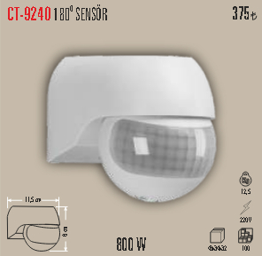CT-9240 180° SENSÖR 800w
