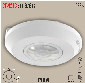 CT-9243 360° SENSÖR