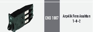 END 1007 Arçelik Fırın Anahtarı 1-1-2