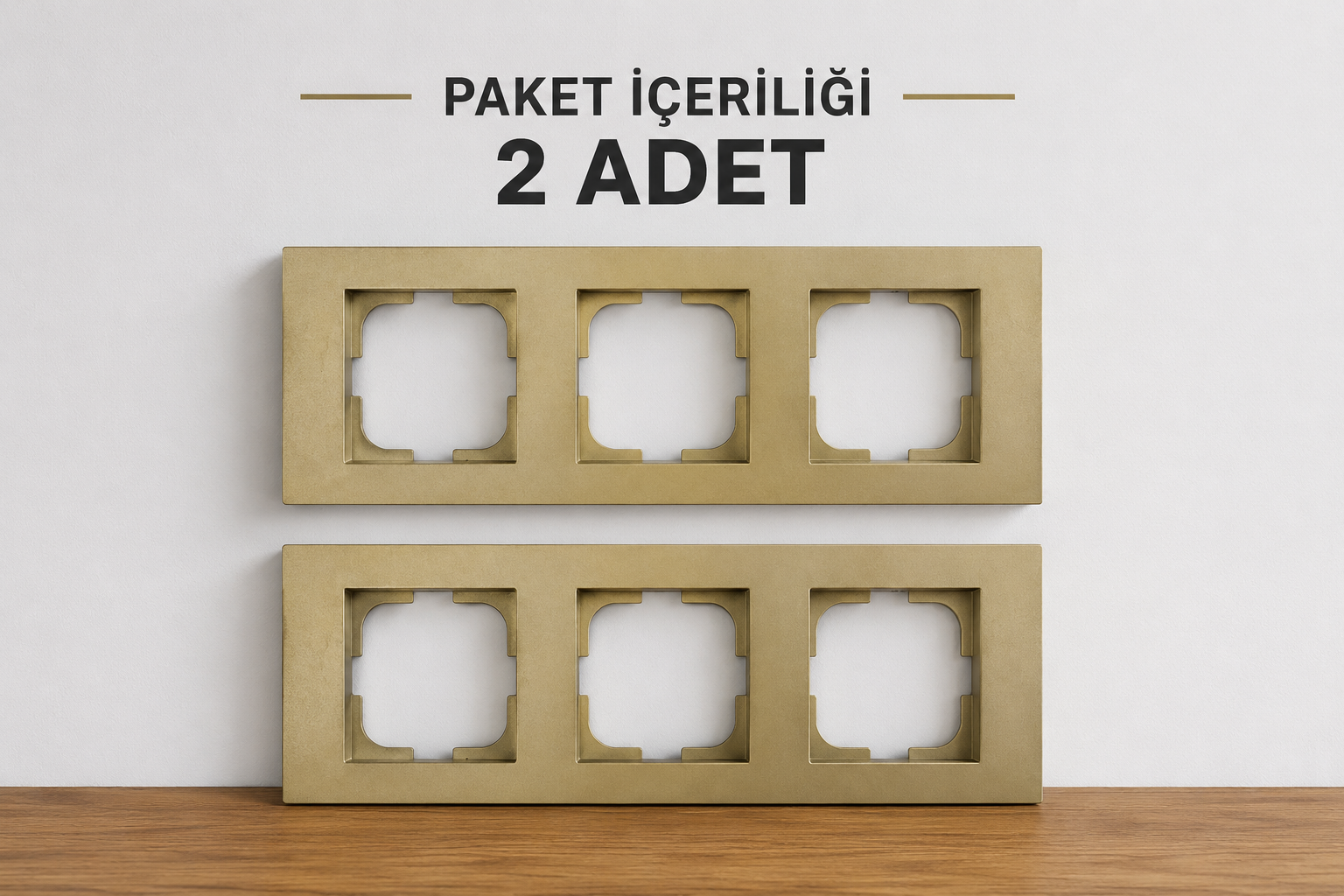 Ovivo Grano Titanyum Üçlü Çerçeve 2 adet
