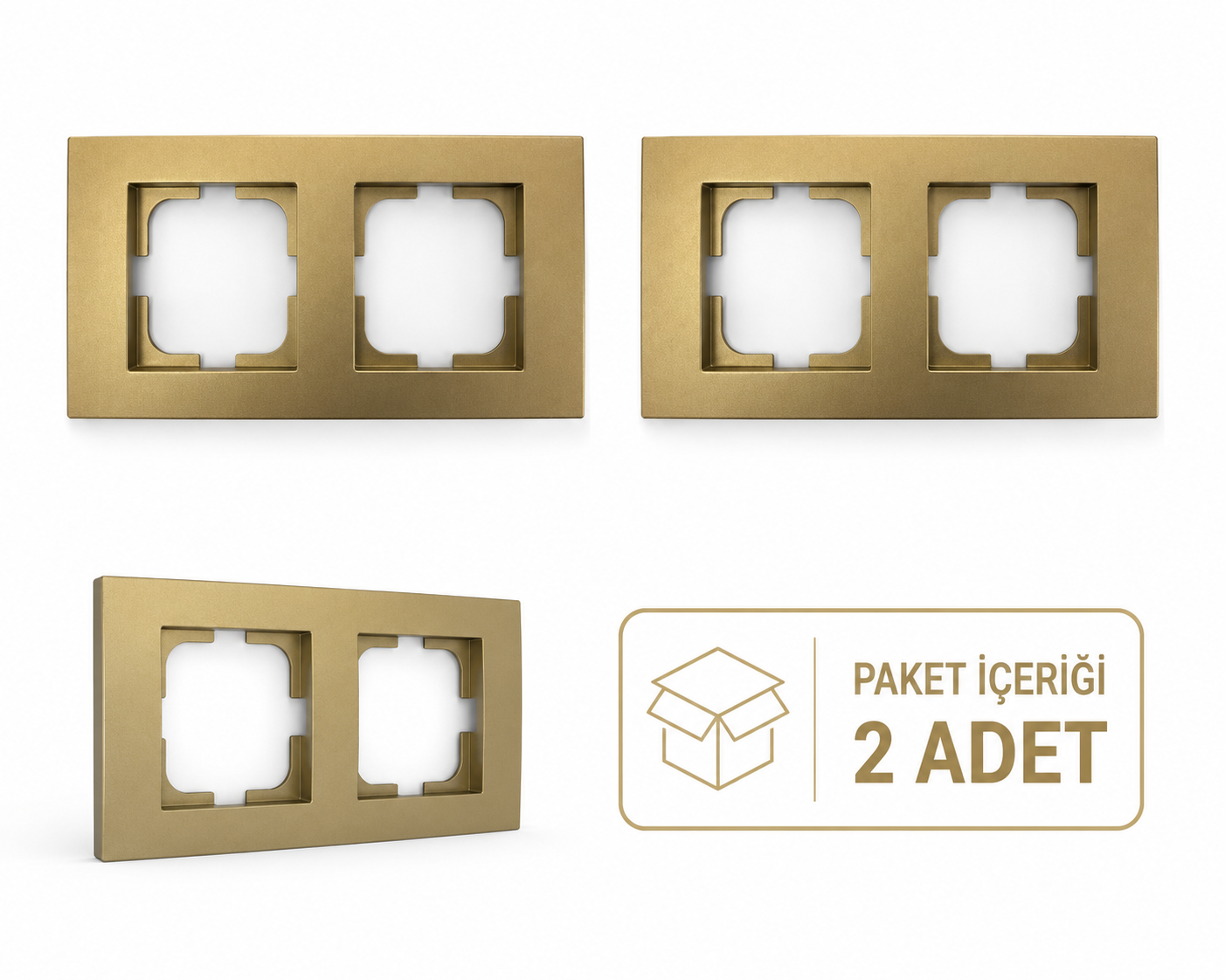 Ovivo Titanyum ikili �er�eve 2 Adet