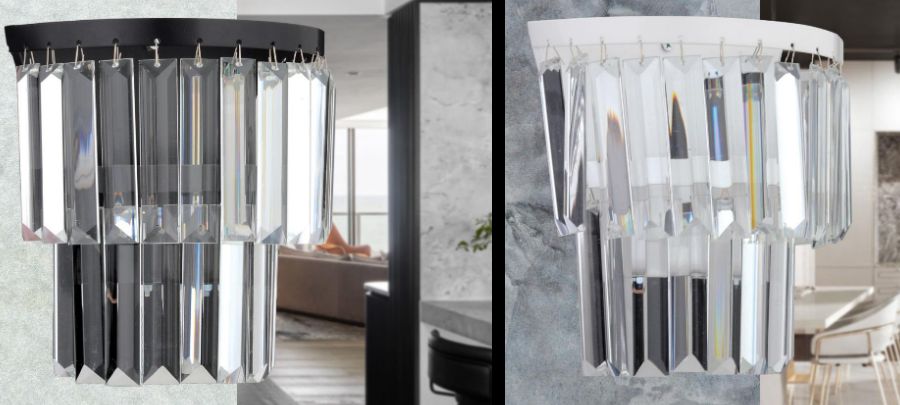  Tokyo Aplik Kristal Duvar Avize