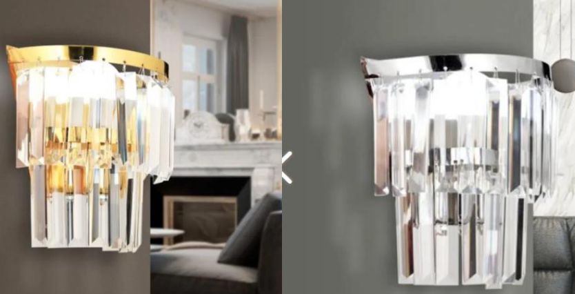 Tokyo Aplik Kristal Duvar Lambas�