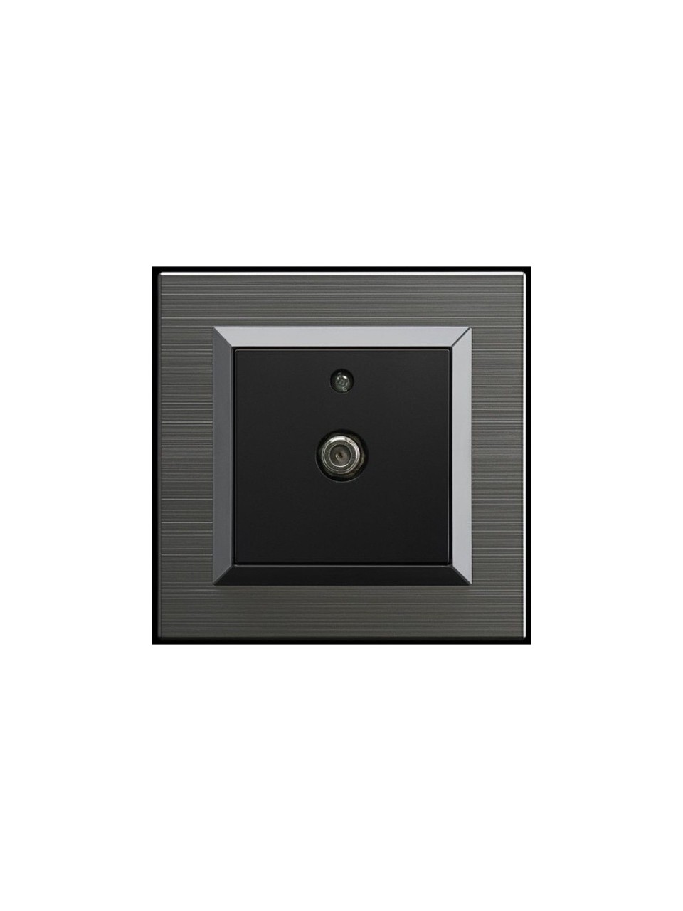 8 Adet Ovivo Quantum Manyetik Gri Uydu Tv Prizi F Konnekt�r �er�eve Dahil