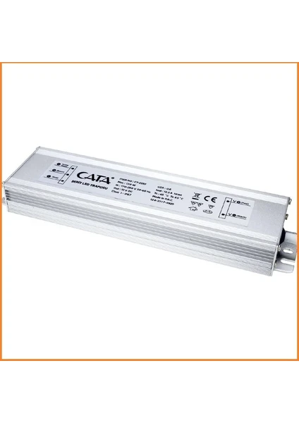 Ct-2592 12,5 Amper Adapt�r 150W IP64 D�� Mekan �erit Led Trafosu Slim